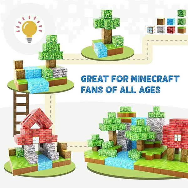 Magnetic Building Blocks - Forest Set